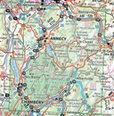 Fietskaart - Wandelkaart 32 Chaine des Aravis - Massif des Bauges | IGN - Institut Géographique National