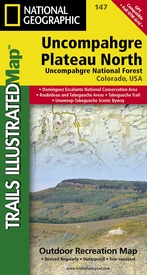 Wandelkaart - Topografische kaart 147 Uncompahgre Plateau North | National Geographic