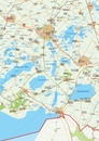 Wandkaart Provincie Friesland, 120 x 84 cm | 12 Provinciën