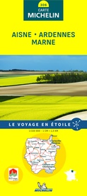 Wegenkaart - landkaart 306 Aisne - Ardennes - Marne | Michelin