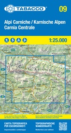 Wandelkaart 09 Alpi Carniche  / Karnische Alpen / Carnia Centrale | Tabacco Editrice