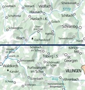 Wandelkaart 40 Outdoorkarte Schwarzwald St. Georgen-Triberg | Kümmerly & Frey