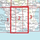 Topografische kaart - Wandelkaart 2 Sverigeserien Ystad | Norstedts