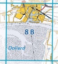 Topografische kaart - Wandelkaart 8B Dollard | Kadaster