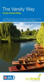 Fietskaart Cycle Map The Varsity Way | Sustrans