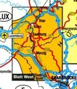 Wandelkaart SHW Naturpark Saar-Hunsrück Blatt West | LVA Rheinland Pfalz