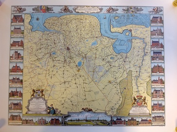 Wandkaart Beckeringhkaart, 70 x 50 cm | Profiel