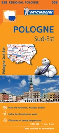 Wegenkaart - landkaart 558 Polen Zuid Oost | Michelin