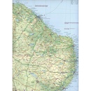 Wegenkaart - landkaart Amazon & Brazil North | ITMB