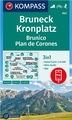 Wandelkaart 045 Bruneck, Kronplatz | Kompass