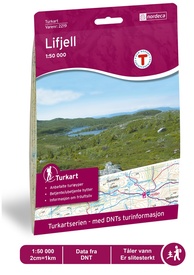 Wandelkaart 2219 Turkart Lifjell | Nordeca