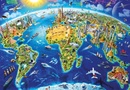 Legpuzzel World Landmarks Globe | Educa