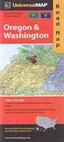 Wegenkaart - landkaart Oregon - Washington | Universal maps