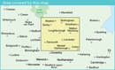 Fietskaart 21 Cycle Map East Midlands | Sustrans