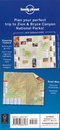 Wegenkaart - landkaart Planning Map Zion - Bryce Canyon National Parks | Lonely Planet