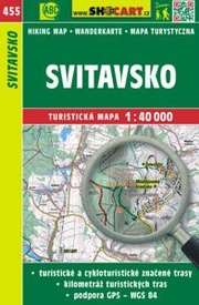 Wandelkaart 455 Svitavsko | Shocart
