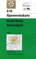 Wandelkaart - Topografische kaart 0/16 Mount Kenya | Alpenverein
