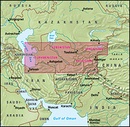 Wegenkaart - landkaart Central Asia - Centraal Azië: Turkmenistan, Oezbekistan, Tadzjikistan, Kirgistan, Noordoost Iran | Nelles Verlag