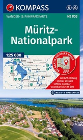 Wandelkaart 853 Müritz-Nationalpark | Kompass