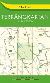 Wandelkaart - Topografische kaart 645 Terrängkartan Lima | Lantmäteriet
