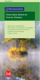 Wandelkaart Natuurmonumenten Oisterwijkse Bossen en Vennen, Kampina | Falk