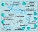 Wandelkaart 96 Bormio - Livigno - Alta Valtellina | Kompass