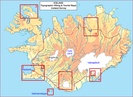 Wandelkaarten IJsland van de topografische dienst. Vergelijkbaar met de andere serie van Mal og Menn
