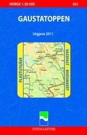 Wandelkaart 031 Gaustatoppen | Nordeca