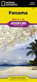 Wegenkaart - landkaart 3101 Adventure Map Panama | National Geographic