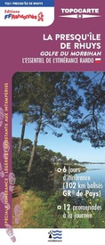 Wandelkaart T561 La presqu'île du Rhuys, Golfe du Morbihan | FFRP