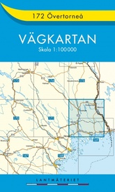 Wegenkaart - landkaart 172 Vägkartan Overtornea Övertorneå | Lantmäteriet