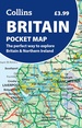 Wegenkaart - landkaart Pocket Map Britain | Collins