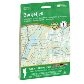 Wandelkaart 3031 Topo 3000 Børgefjell - Borgefjell | Nordeca