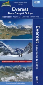 Wandelkaart NE517 Trekking map Everest Base Camp - Goyko | Himalayan Maphouse