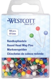 handige extra Markeerspelden voor wandkaart - diverse kleuren | Westcott