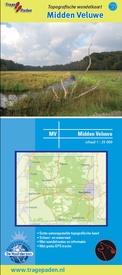 Wandelkaart MV Topografische Wandelkaart Midden Veluwe | Tragepaden