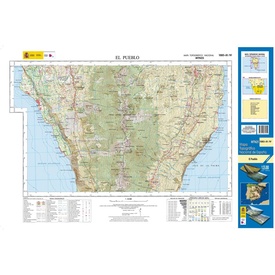 Topografische kaart 1085-IV/III El Pueblo (La Palma) | CNIG - Instituto Geográfico Nacional1