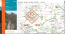 Topografische kaart - Wandelkaart 47/3-4 Topo25 Namen - Namur | NGI - Nationaal Geografisch Instituut