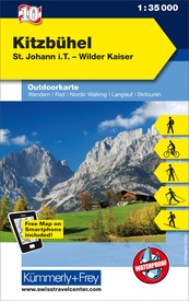 Wandelkaart 10 Outdoorkarte AT Kitzbühel | Kümmerly & Frey