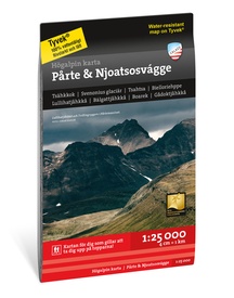 Wandelkaart Hoyfjellskart SE Pårte & Njoatsosvágge | Zweden | Calazo
