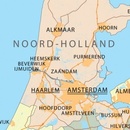 Wandkaart Nederland staatkundig | 12 provincien