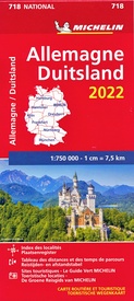 Wegenkaart - landkaart 718 Duitsland 2022 | Michelin