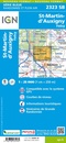 Wandelkaart - Topografische kaart 2323SB St-Martin-d'Auxigny, Foëcy | IGN - Institut Géographique National