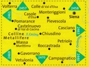 Wandelkaart 2462 Siena - Volterra - Massa Marittima - Roccastrada | Kompass