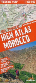 Wandelkaart Trekking map Hoge Atlas – Marokko | TerraQuest