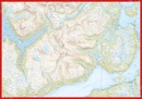 Wandelkaart Hoyfjellskart Tromso vest - west - Kvaloya | Calazo