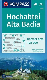 Wandelkaart 624 Hochabtei - Alta Badia | Kompass
