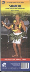 Wegenkaart - landkaart Samoa (Amerikaans en Onafhankelijk) | ITMB