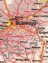 Wegenkaart - landkaart Zimbabwe | ITMB