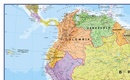 Wandkaart - Prikbord Zuid Amerika - South America political, 120 x 100 cm | Maps International Wandkaart Zuid Amerika politiek, 100 x 120 cm | Maps International